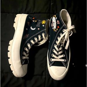 Converse Ctas Hi Lugged 'It's Ok To Wander' 8.5 Women's Platform Sneaker